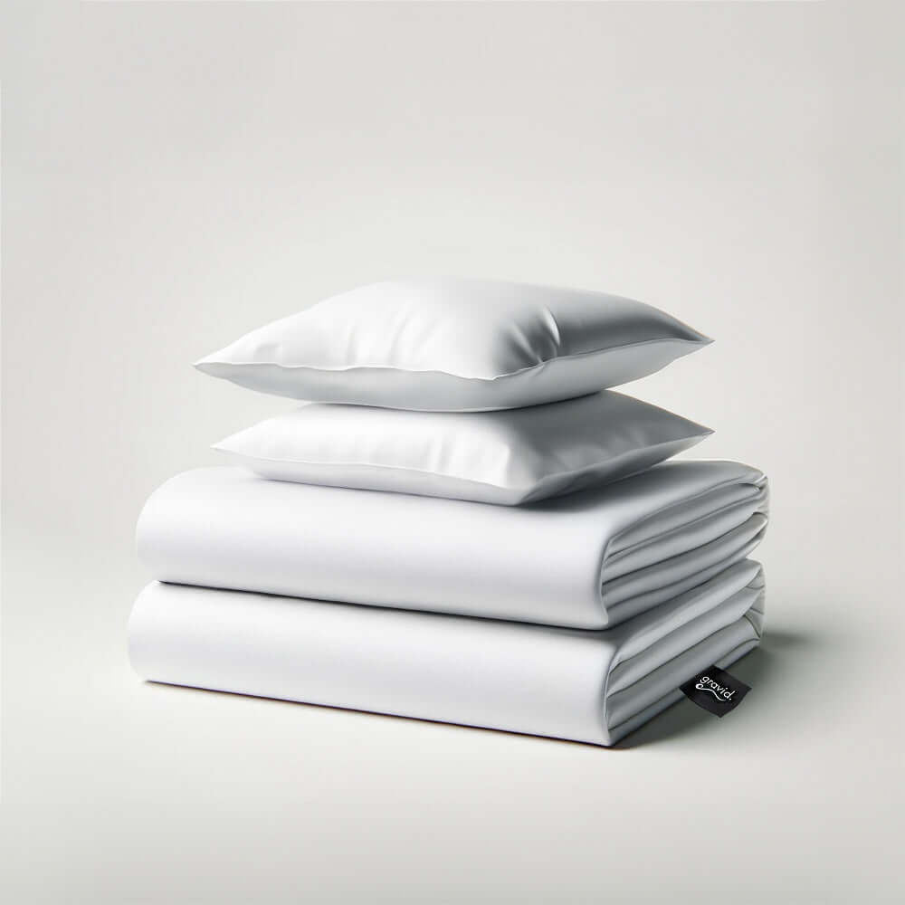 Breeze™ Sheets - Colour: Snow White Size: Twin by Gravid